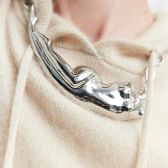 Zara body metal necklace - Picture 3 of 4